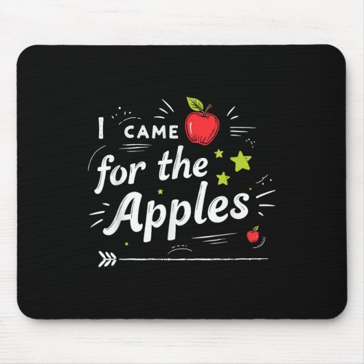 Apfelpflück-Herbst-Abenteuer-Herbstfeier Mousepad (Vorne)