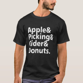 Apfelpflücken und Apfelkuchen Donuts Funny Apfel P T-Shirt