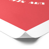 Apfelplakat Poster (Ecke)