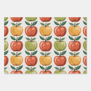 Apfelplantage Geschenkpapier Set