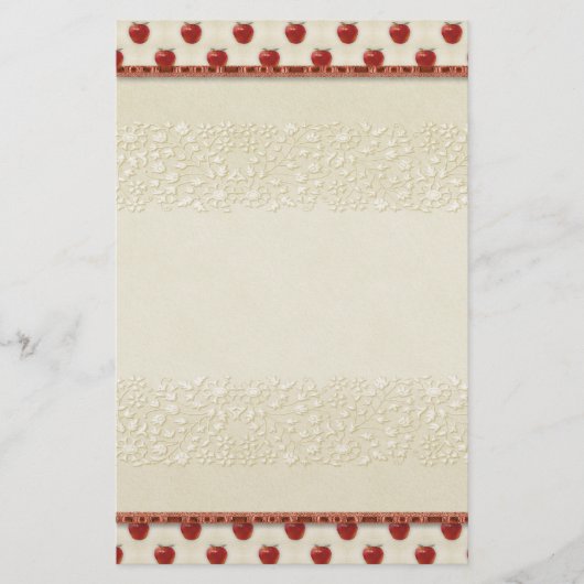 Apfelpolierer Briefpapier (Vorderseite)