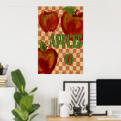 Apfelposter Poster (Heimbüro)