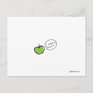 Apfelpostkarte Postkarte