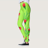 Apfelrot und Limon Leggings (Links)