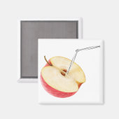 Apfelsaft Magnet (Vorderseite/Rückseite)