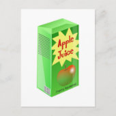 Apfelsaft Postkarte (Vorderseite)