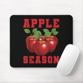 Apfelsaison Apfelfrucht Liebe Apfelpflücker Apfel Mousepad (Mit Mouse)