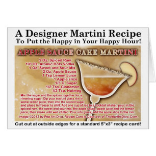 Apfelsauce-Kuchen-Martini-Rezept-Gruß-Karte