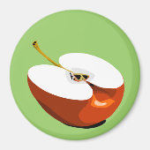 Apfelscheiben-Magnet Magnet (Vorne)