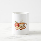Apfelscheiben und Teetasse (Mittel)