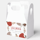 Apfelschenkel Geburtstag oder Babydusche Geschenkschachtel (Geöffnet)