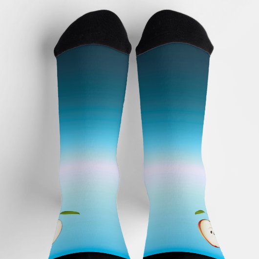 Apfelschnitt Socken (Oben)