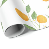 Apfelsinen Geschenkpapier (Rolleneckpunkt)