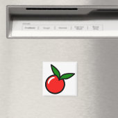 Apfelsinen-Rotfrucht-Cartoon Magnet (In Situ (Geschirrspüler))