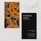 Apfelsinen Visitenkarte (Vorne/Hinten)