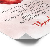 Apfelsinensignatur Poster (Ecke)