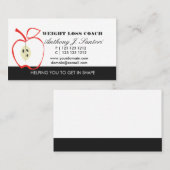 Apfelstrasse Zeichnend Fruchtgewichtslose Visitenkarte (Vorne/Hinten)