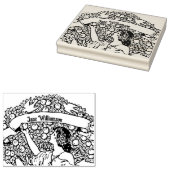 Äpfelweibchen Gummistempel (Stempel)