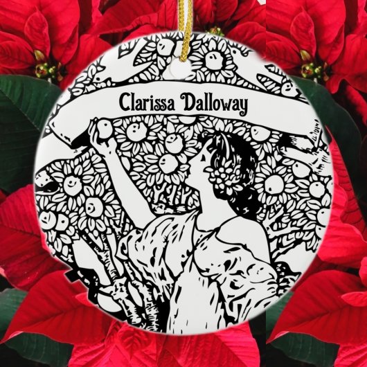 Äpfelweibchen Keramik Ornament