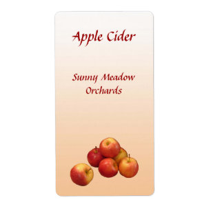 Apfelwein-Aufkleber