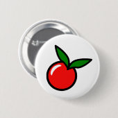 Apfelwein-Cartoon Button (Vorne & Hinten)