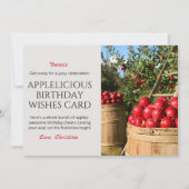 Apfelwein-Geburtstagskarte (Rückseite)