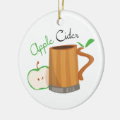 Apfelwein Keramikornament (Links)