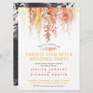 Apfelwein, Orangenbraun nach Hochzeitsfeier Einladung