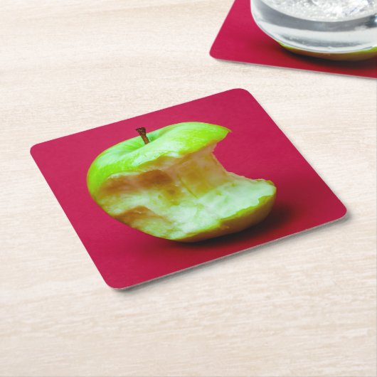 Apfelwein Rechteckiger Pappuntersetzer (angewinkelt)