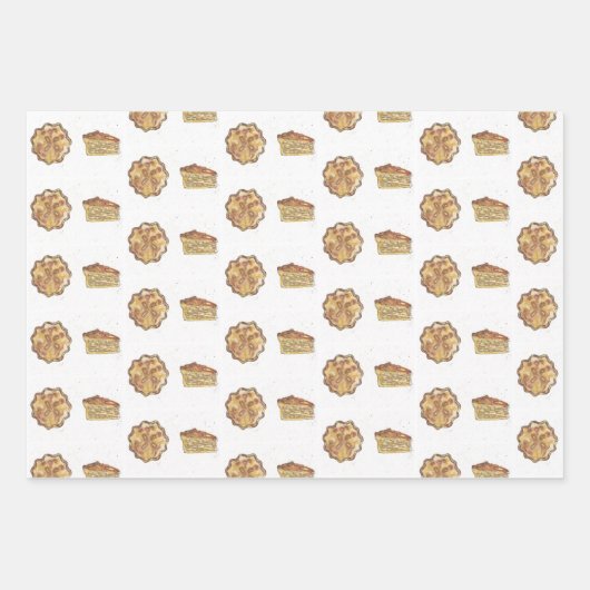 Apfelwein-Set Geschenkpapier Set (Vorderseite)