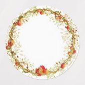 Apfelwein-Vintages Land wasserdichte Etiketten (Design 1)