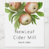 Apfelwein Weinetikett (Einzelnes Label)