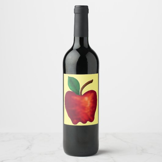 Apfelwein Weinetikett (Vorderseite)