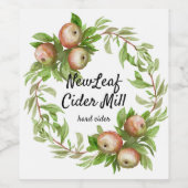 Apfelwein Weinetikett (Einzelnes Label)