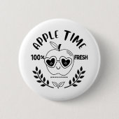 Apfelzeit Button (Vorderseite)