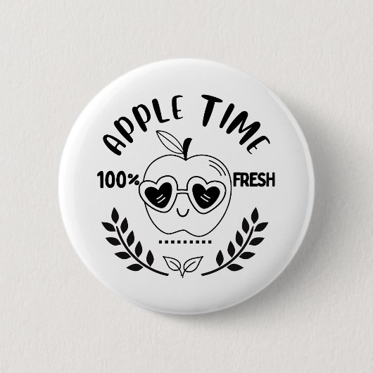Apfelzeit Button (Vorderseite)