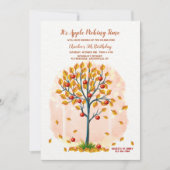 Apfelzeit Einladung (Vorderseite)