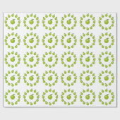 Apfelzeit, Granny Smith Geschenkpapier (Flach)