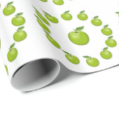 Apfelzeit, Granny Smith Geschenkpapier (Rolleneckpunkt)