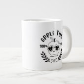 Apfelzeit Jumbo-Tasse (Vorderseite Rechts)