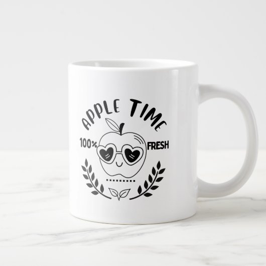 Apfelzeit Jumbo-Tasse (Rechts)
