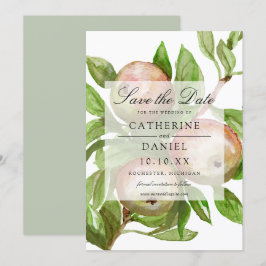 Apfelzweig-Apfelzweig Save the Date Einladung