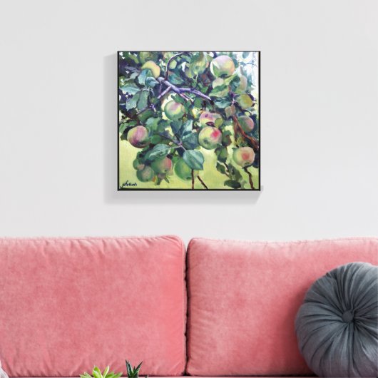 Apfelzweig. Leinwanddruck (Insitu (Wohnzimmer))