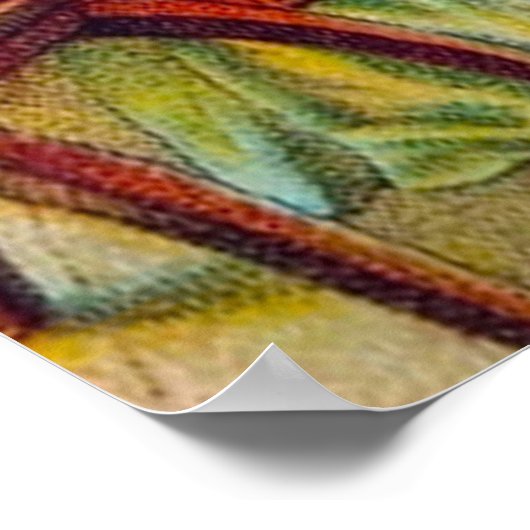 Apg 28:23-31 Paul Predigt in Rom Poster (Ecke)