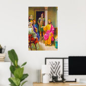 Apg 28:23-31 Paul Predigt in Rom Poster (Heimbüro)