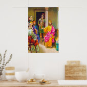 Apg 28:23-31 Paul Predigt in Rom Poster (Küche)