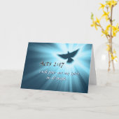 Apg 2:17 Ich werde meinen Geist ausgießen, Bibelve Karte (Gelbe Blume)