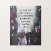 Apg 4:29 O Herr gibt dem Großen Boldness Bibelvers Puzzle (Vertikal)