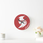 APG Studios Logo Clock Runde Wanduhr (Zuhause)