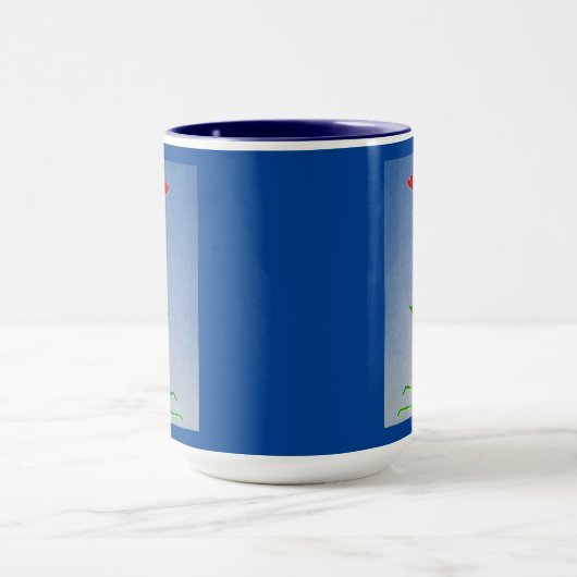 Aph in Liebe mit Kaffee Tasse (Zentrum)